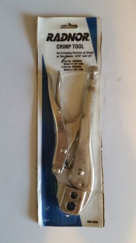 Radnor model c-5 1/2&#034; hand grip crimping tool for use on 3/16&#034; and 1/4&#034; hose for sale
