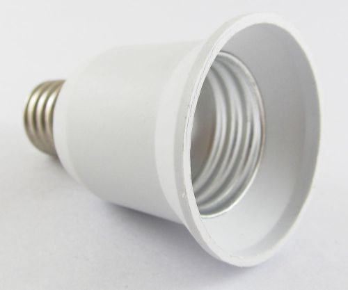 1pc E17 Male to E27 Female Socket Base LED Halogen CFL Light Bulb Lamp Adapter
