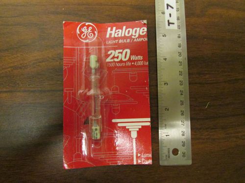 G.E. Halogen Light Bulb 120V 250W 3-1/8 Inch Long NOS