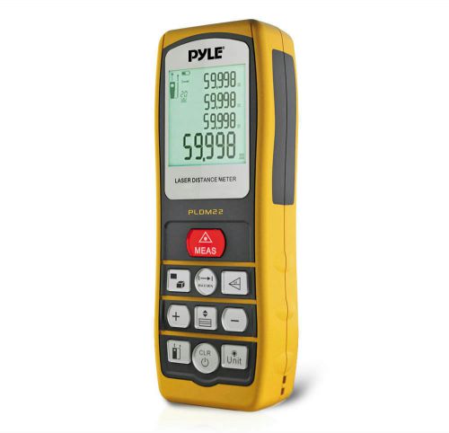 New pyle pldm22 handheld laser distance meter w backlit lcddisplay direct volume for sale