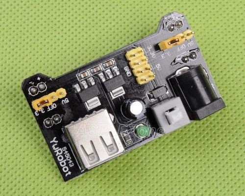 1pcs mb102 breadboard power supply module 3.3v/5v for arduino board new for sale
