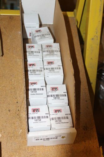 Lot of 10 cutler hammer c320kgt14 contactor auxiliary contact, 3no-1nc, for sale