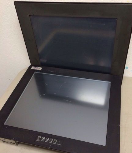 2 INDUSTRIAL TOUCH SCREEN MONITORS XYCOM 5019 &amp; AUTO DIRECT FLI-180-TS+04-0037