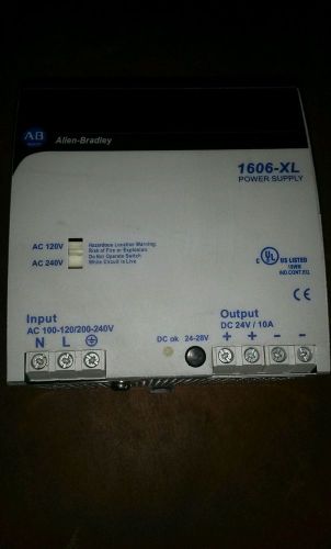 Allen bradley 1606-xl power supply 120v/240v for sale