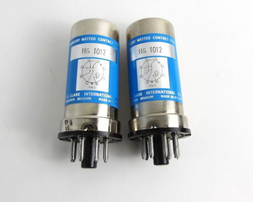 (Lot of 2) CP Claire HG1012 Mercury Wetted Contact Relays =NOS=