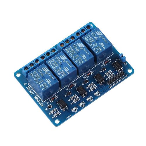 12V 4-Channel Relay Module interface Board For Arduino AVR PIC ARM DSP TTL Logic