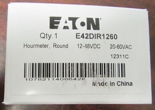 EATON E42DIR1260 CURTIS 53017 12-48VDC 20-60VAC Hourmeter Timer 12311C