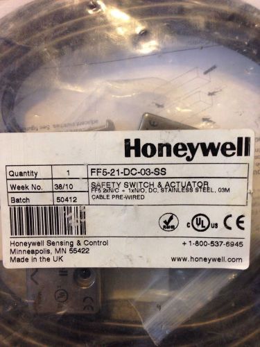 Honeywell Saftey Switch &amp; Actuator  FF5 Pre-Wired Cable FF5-DC-03-SS
