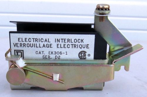 SQUARE D EK306-1 ELECTRICAL INTERLOCK for 60A SWITCH 1 N.O. &amp; 1 N.C. CONTACT NEW
