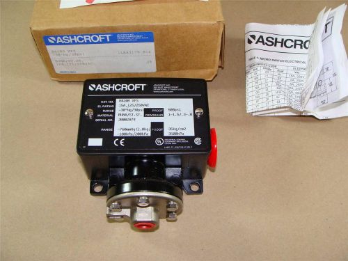 New ashcroft b424b xfs -30hg 30 psi 1/4&#034; npt 316ss wetted parts pressure switch for sale