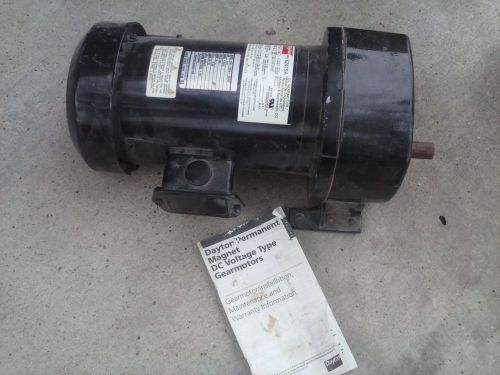 Dayton Model 6Z415 DC Gear Motor 40 RPM 1/2 hp TEFC 90VDC