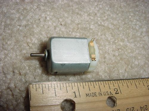 Small DC Electric Motor 1.5- 3VDC 12500 rpm 10 g-cm M49