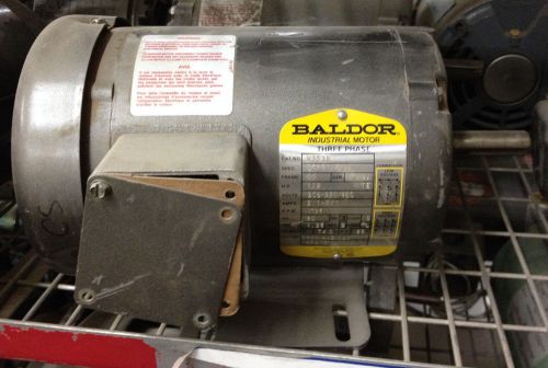 Baldor m3538 induction motor 1/2hp, 230/460v, 1725rpm, 3ph, frame 56, used for sale