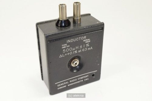 General Radio GR Type 1481-CC Precision Inductor  500uH
