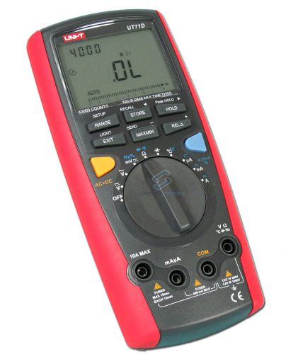 Uni-t ut71d intelligent digital multimeter ac dc lcd meter detector tool detect for sale