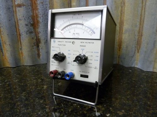 Hewlett packard hp 427a voltmeter w/option 01 fast free shipping included for sale