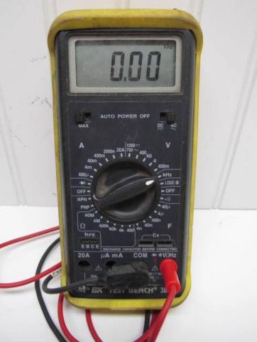 B &amp; k multimeter test bench 388a with test leads &amp; protective cover bk b&amp;k for sale