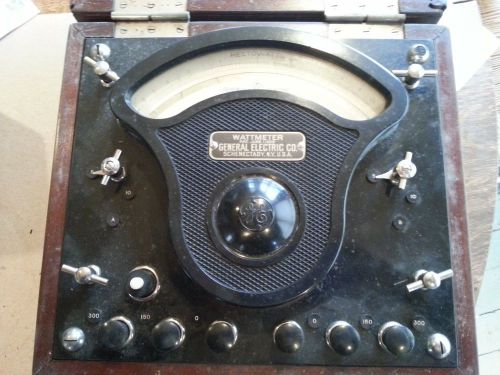 General Electric Polyphase WattMeter LOOK 3 Pieces