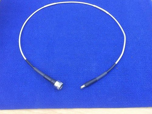 Times RF microwave coaxial test cable 6GHz SilverLine SLU06-SMNM-01.00M