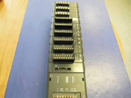 GE Fanuc IC610CHS130A Rack W/Hi Cap Power Supply 10-Slot, (1) IC610CPU105C, (6)