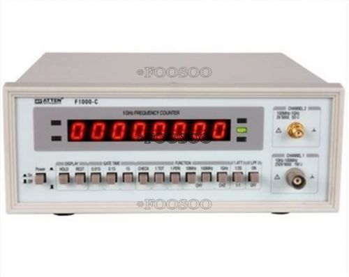 10hz-100mhz measure gauge new meter frequency counter tester atten at-f1000c for sale