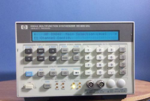 Hp/agilent 8904a/006/h16 multifunction synthesizer for sale