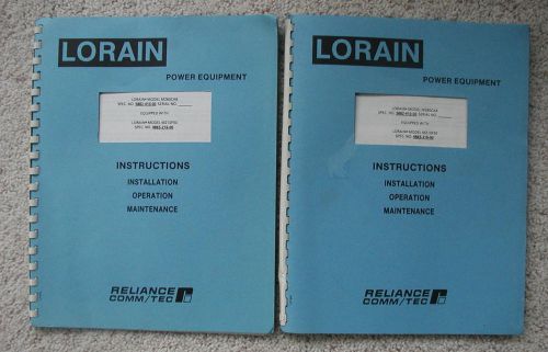 Lorain Model M260CAB Flotrol Rectifier Cabinet Instruction Manual