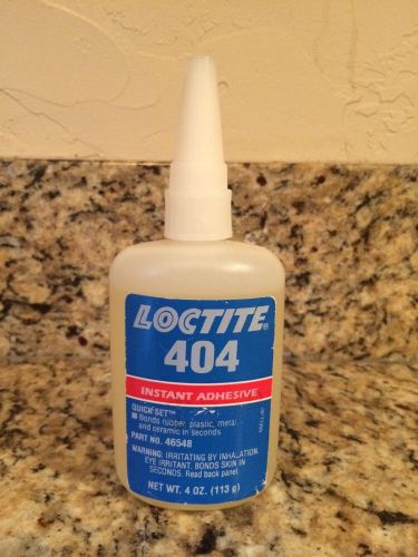 Loctite 404      4 Oz   Quick Set Instant Adhesive P/N 46551.   06/14