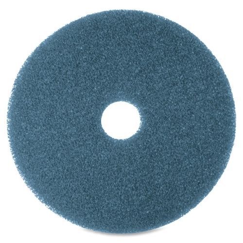3m niagara 5300n floor cleaning pads - 20&#034; diameter - 5/box - blue for sale