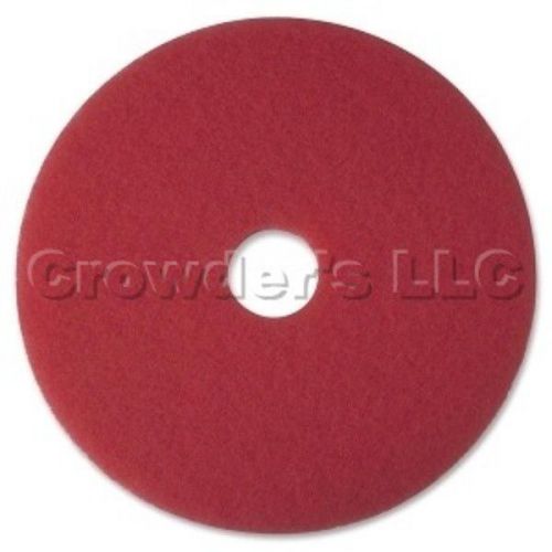 3m 5100 13 inch Red floor Buffer Pads Box of 5