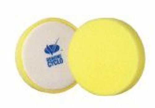 Cyclo dual head orbital yellow fine velcro foam buffing cutting pads, 2 pack for sale