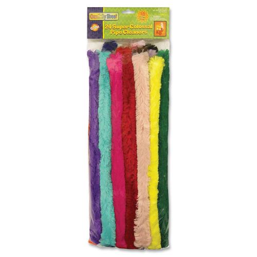 Chenille kraft company ckc7184 24pc super colossal pipe cleaners pack of 24 for sale