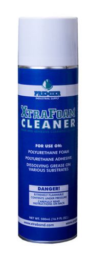 XtraFoam Cleaner - Foam and Adhesive Cleaning Solvent - (12/16.9oz Cans)