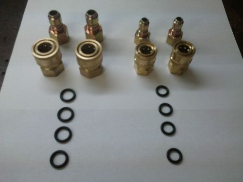Pressure washer hose &amp; wand repair kit - female &amp; male quick connects for sale