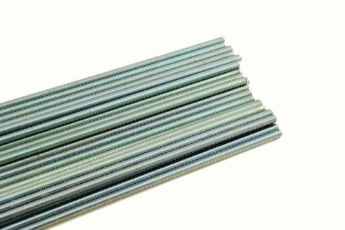 (25) threaded rod 3/8-16 x 36&#034; a307 zinc plated all-thread 3/8 x 3 ft for sale