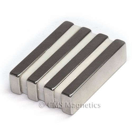 New cms magnetics grade n45 2x1 4 rare earth neodymium magnets counts for sale