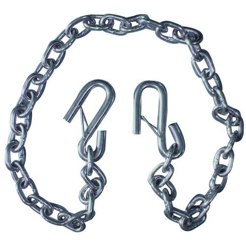 #5924   electro-galvanized  rust free 1/4&#034; x 48&#034; trailer safety chain truck for sale
