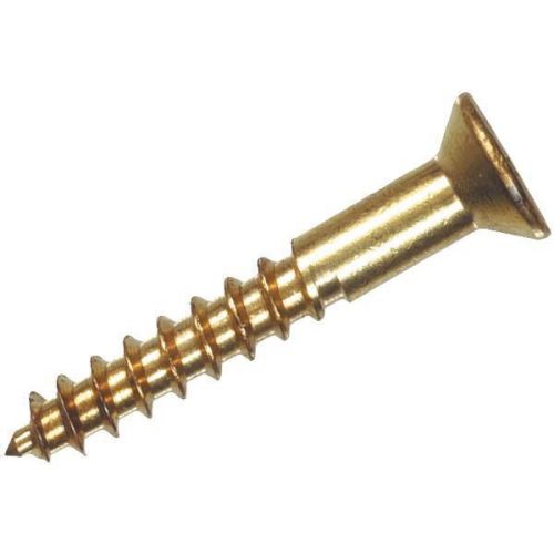 Hillman Fastener Corp 7250 Brass Wood Screw-4X1/2 BR PHFH WOOD SCREW