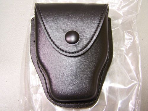 NEW PPCT HC1NY GENUINE NY ISSUE POLICE BLACK LEATHER HANDCUFF CASE BELT LOOP