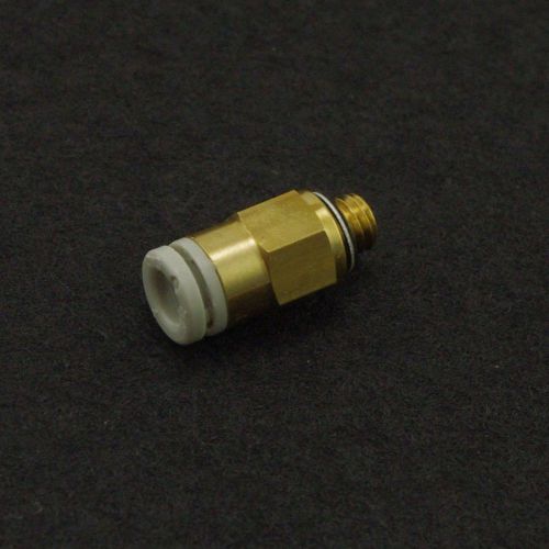 (5) one touch brass male tube straight union connector replace smc kq2h10-01s for sale