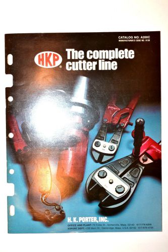1975 h.k. porter the complete cutter line catalog no. a200c #rr685  shear bolt for sale