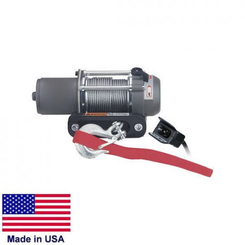 Winch - heavy duty - 12 volt dc - .4 hp - 1,500 lb cap - 50 ft of 5/32 wire rope for sale