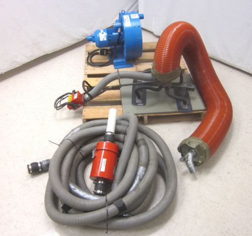 Vaculex 5-hp vacuum hoist lift lifting aid system 3-ph tube siemens g-400 8&#034;dia for sale