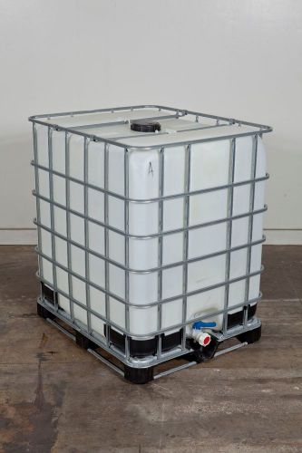 NEW 330 gal IBC Tote Food Grade Liquid Storage Emergency Hydro Aquaponics #306
