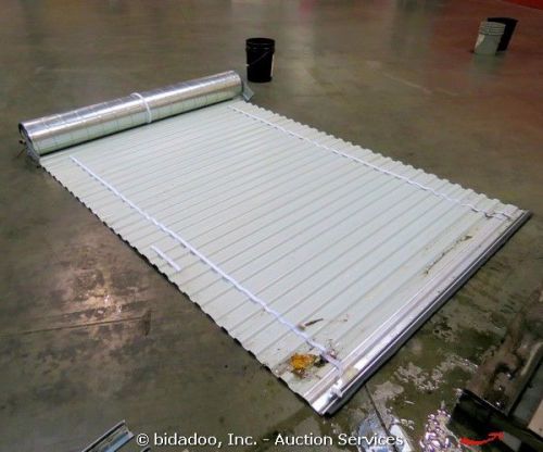 Lot of (2) janus steel sheet roll-up doors 103&#034; height x 74-1/2&#034; width storage for sale
