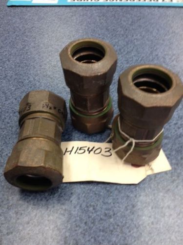 1 1/2&#034; cts compression coupling service fitting, (h15403) for sale