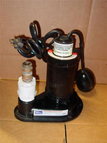 MASTER PLUMBER SUBMERSIBLE SUMP PUMP - WATER PUMP - W/ FLOAT SWITCH - 691-808