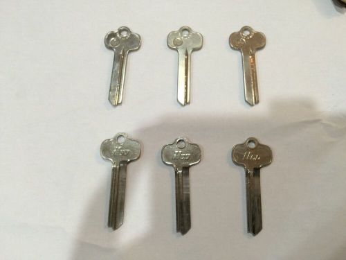 Ilco a1114e best &#034;e&#034; key blank locksmith lot of 6 for sale