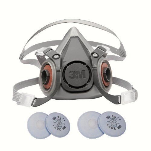 Limted time! buy 1 get 1 half off! 3m 6000 series respirator medium half mask fa for sale
