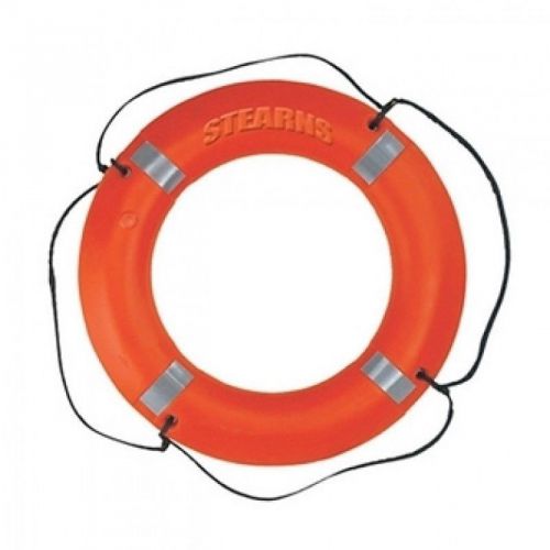 Stearns i030org-00-ref ring buoy - type iv ring buoy with reflective tape for sale